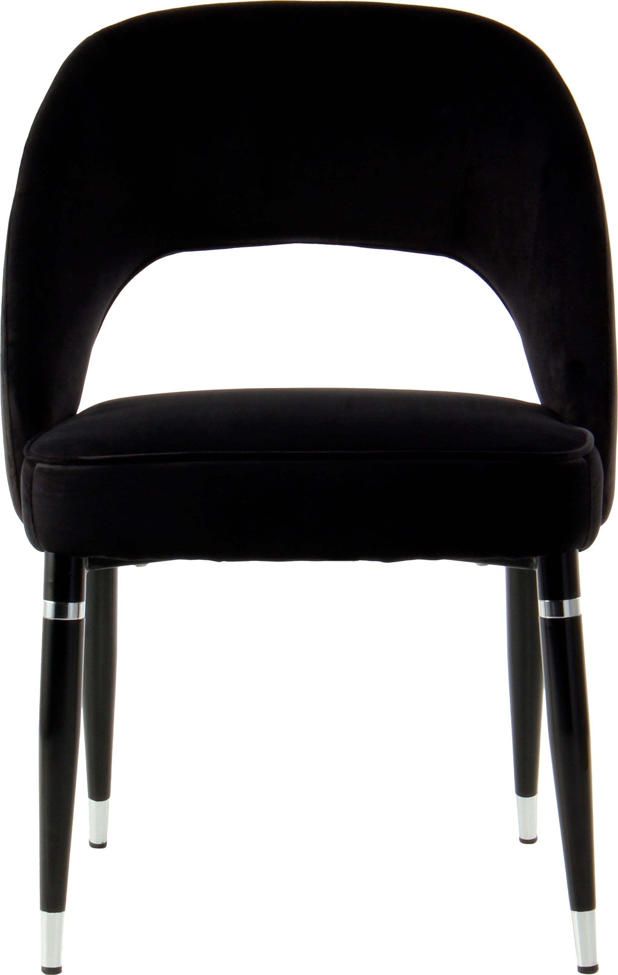 Kayoom Polsterstuhl »Stuhl Courtney 525 2er-Set, 2er-Set Stühle, komfortables Sitzgefühl« (Set) 2 Stk.samtweicher Bezug, modern, weicher Stoffbezug