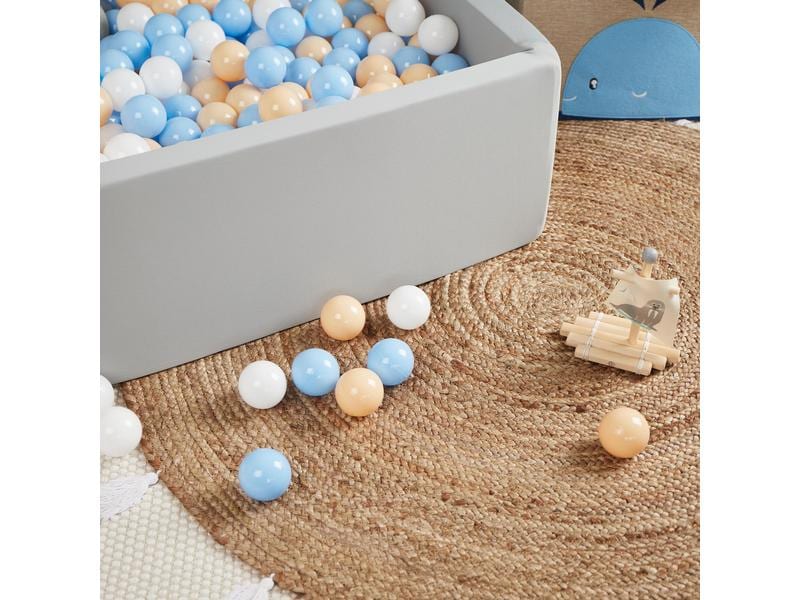bieco Bälle für Bällebad 100 Stk. Beach Bälle fürs Spielen