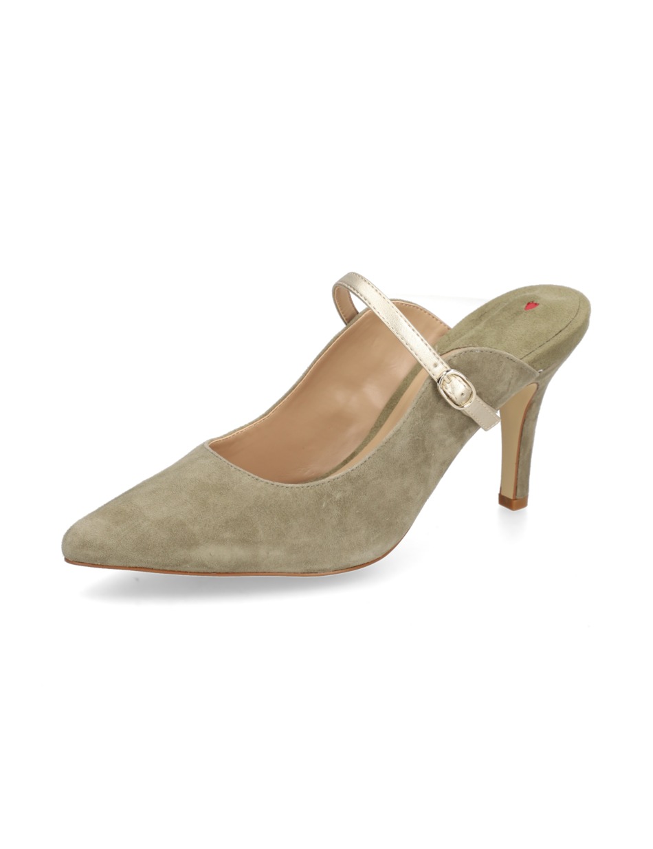 Veloursleder Pantoffel
