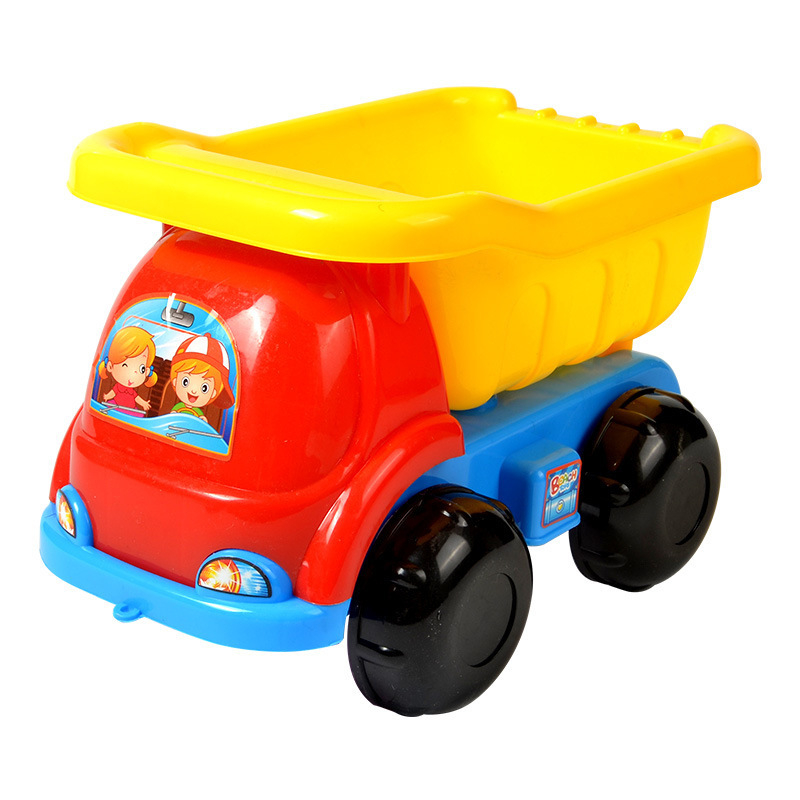 (20-tlg. Set) Kinder Sand Spielzeug Eimer Sandkasten Outdoor Spiel inkl. Fahrzeug Kipper / Förmchen / Rechen / Schaufel - Bunt