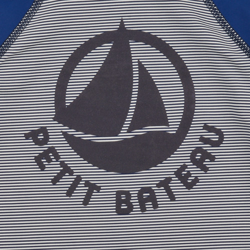 Petit Bateau - FAMOU - Marine / Blanc