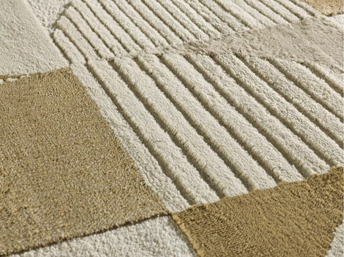 Tapis intérieur - géométrique - multicolore - 140 x 200 cm - MELFI