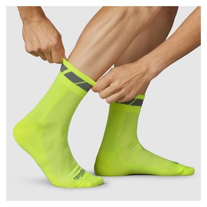 Chaussettes Gripgrab Classic Regular Cut Jaune