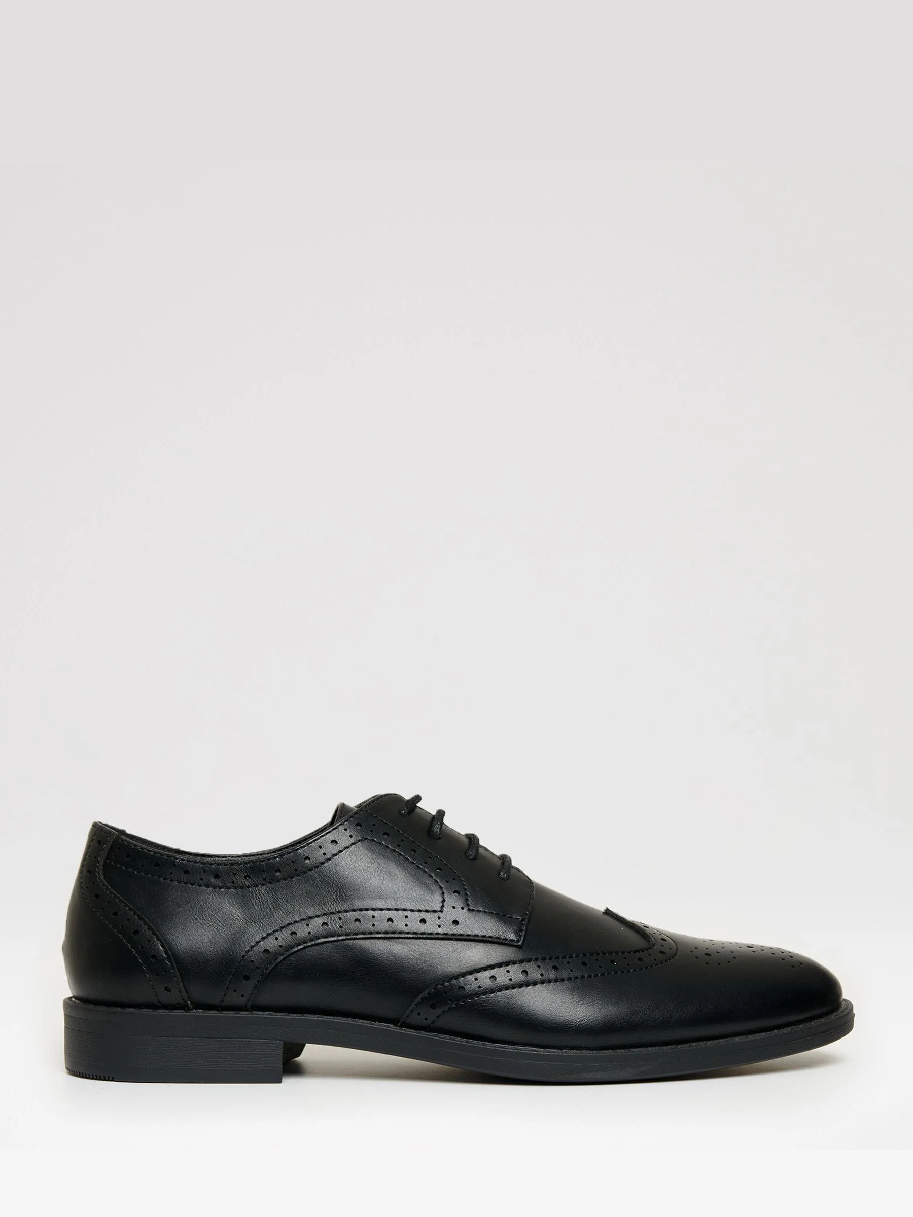Zwart - Threadbare - Imitatieleren brogues