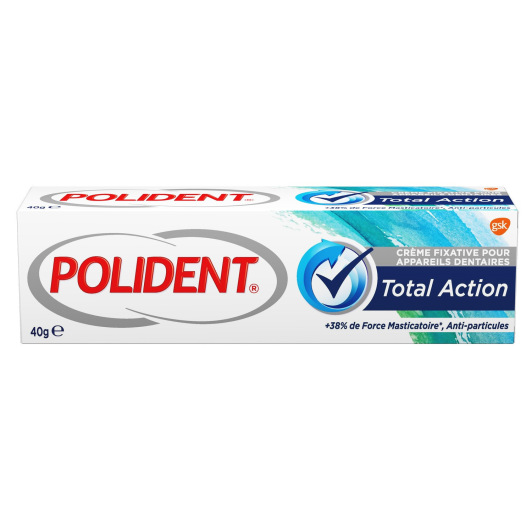 Crème fixative Polident Total Action
