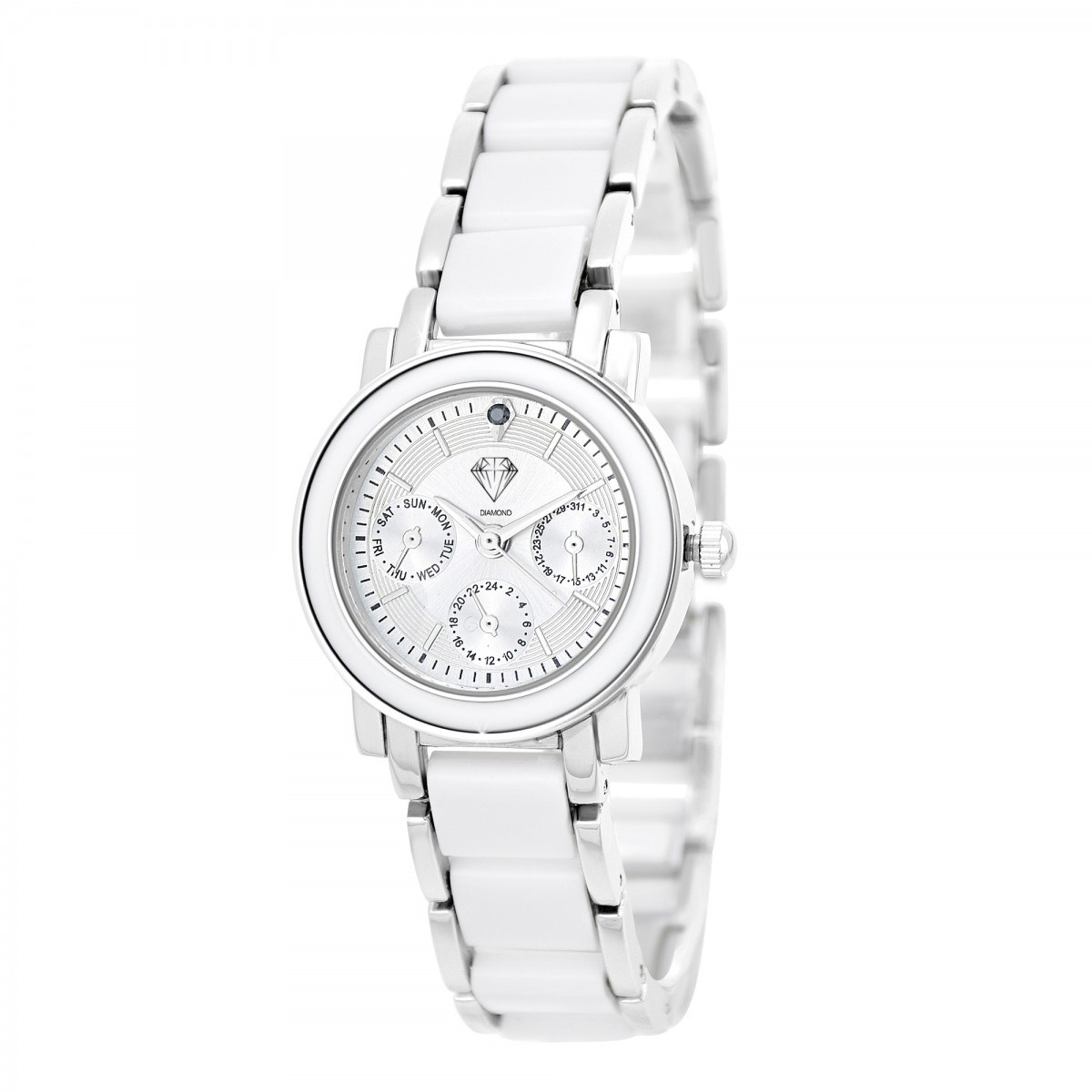 Montre Lila SC Crystal ornée d'un véritable diamant noir