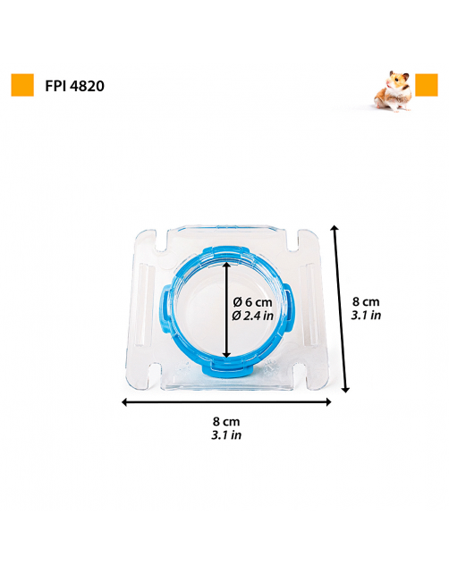Ferplast Afsluitdeur Fpi 4820 - Dierenverblijf - 9.5x3x8 cm Assorti