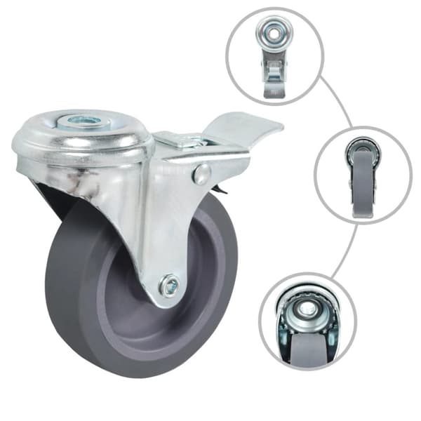 vidaXL Svinghjul med bolthull 32 stk 75 mm