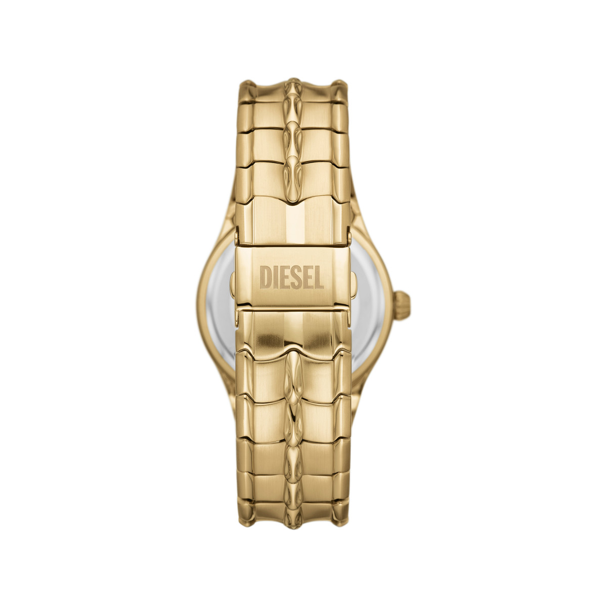 Montre DIESEL vert homme bracelet acier inoxydable doré