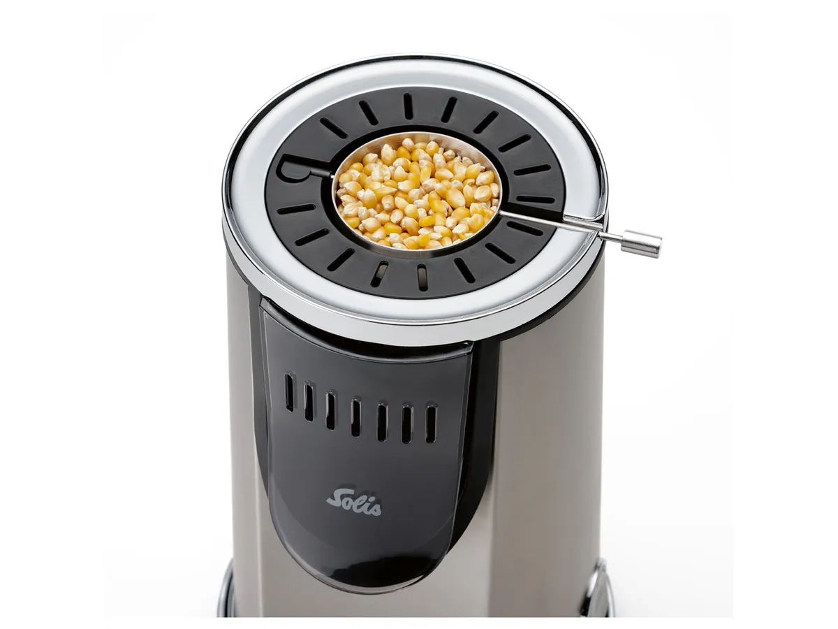 Pop & Fun Popcorn Maker Heissluft Popcornmaschine (97963) - Silber