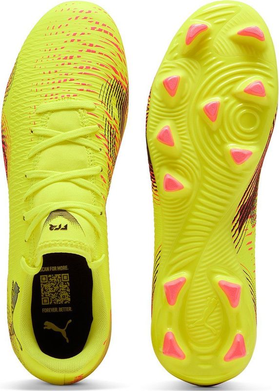 Puma - Future 8 Play - Voetbalschoenen - Zwart - Synthetisch - Lichtgewicht