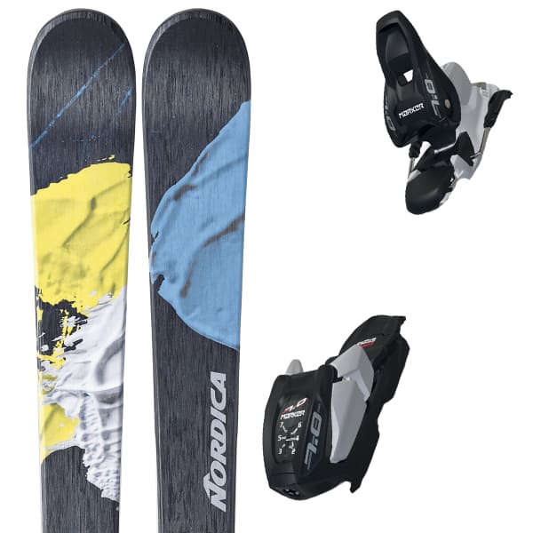Pack ski NORDICA UNLEASHED J + J7.0 FDT BLUE/BLUE/YELLOW