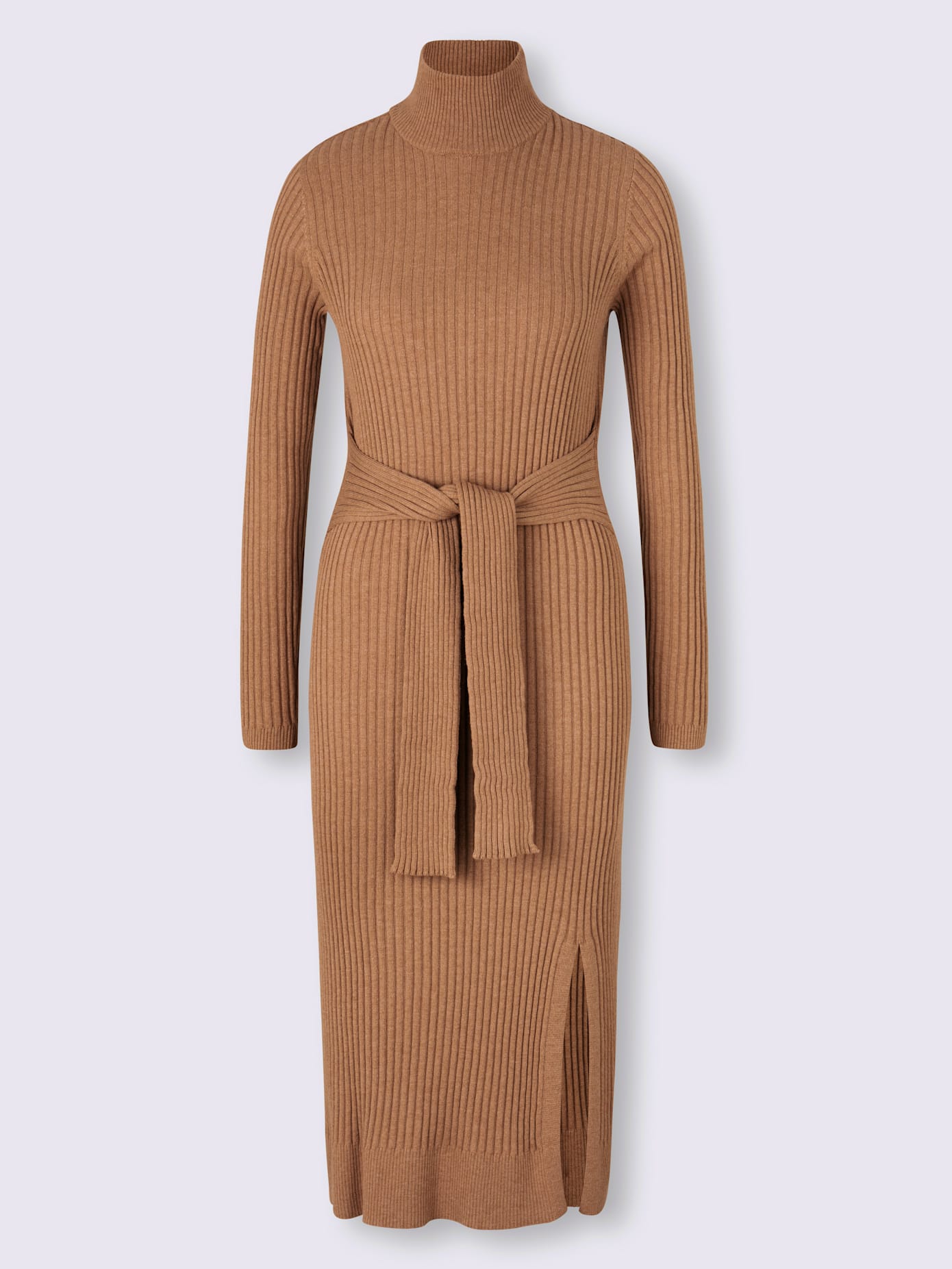 Robe en tricot tricot côtelé moderne