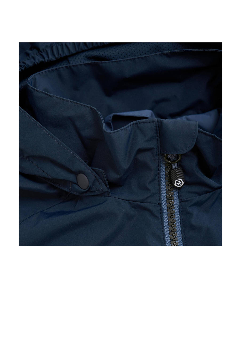 Color Kids outdoor jas donkerblauw/geel/blauw