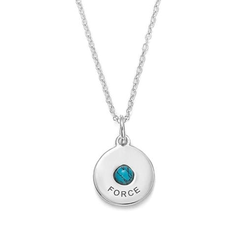 Medaillon force turquoise