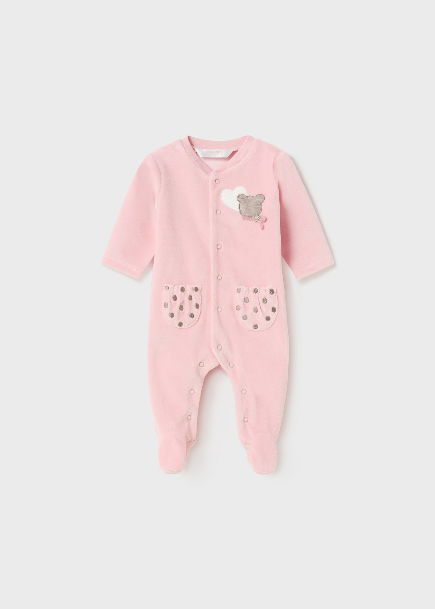 Conjunto de 2 pijamas de lã polar Better Cotton para recém-nascidos