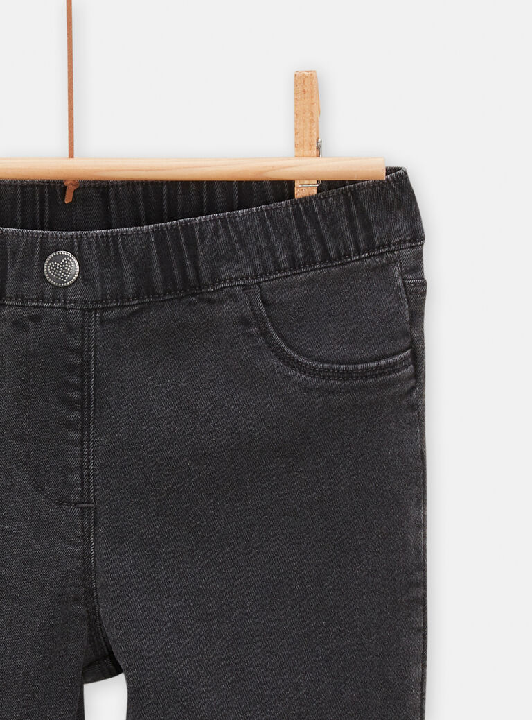 Jegging jean gris pour fille