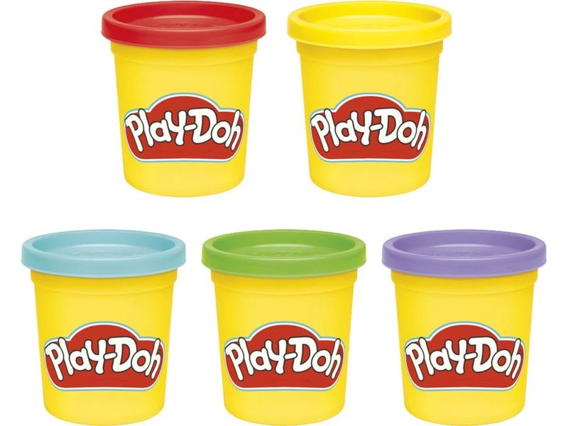 Play-Doh Promo Pack 5 Dosen Bewährter Knetklassiker