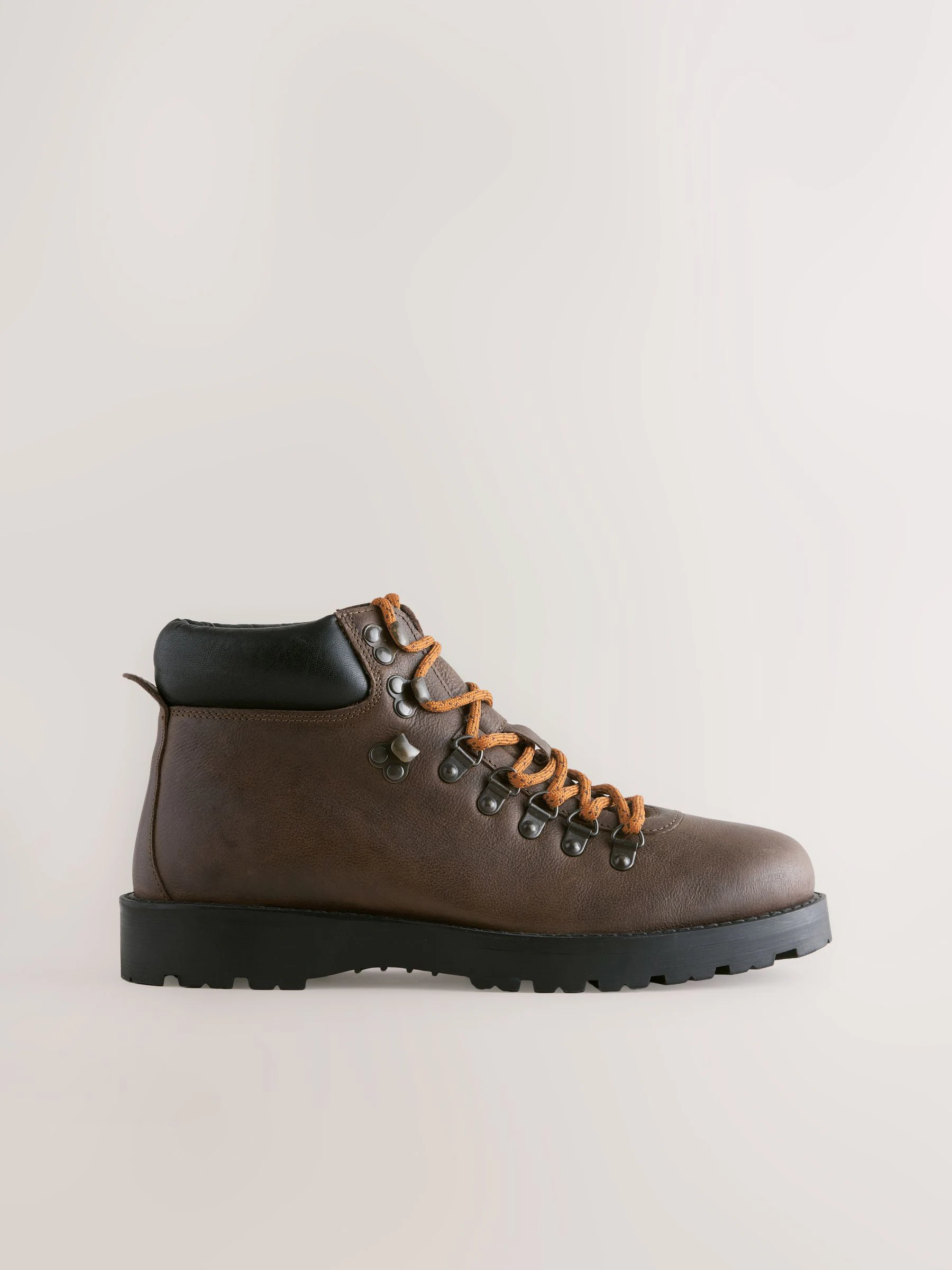 Bruin - Leren wandelschoenen