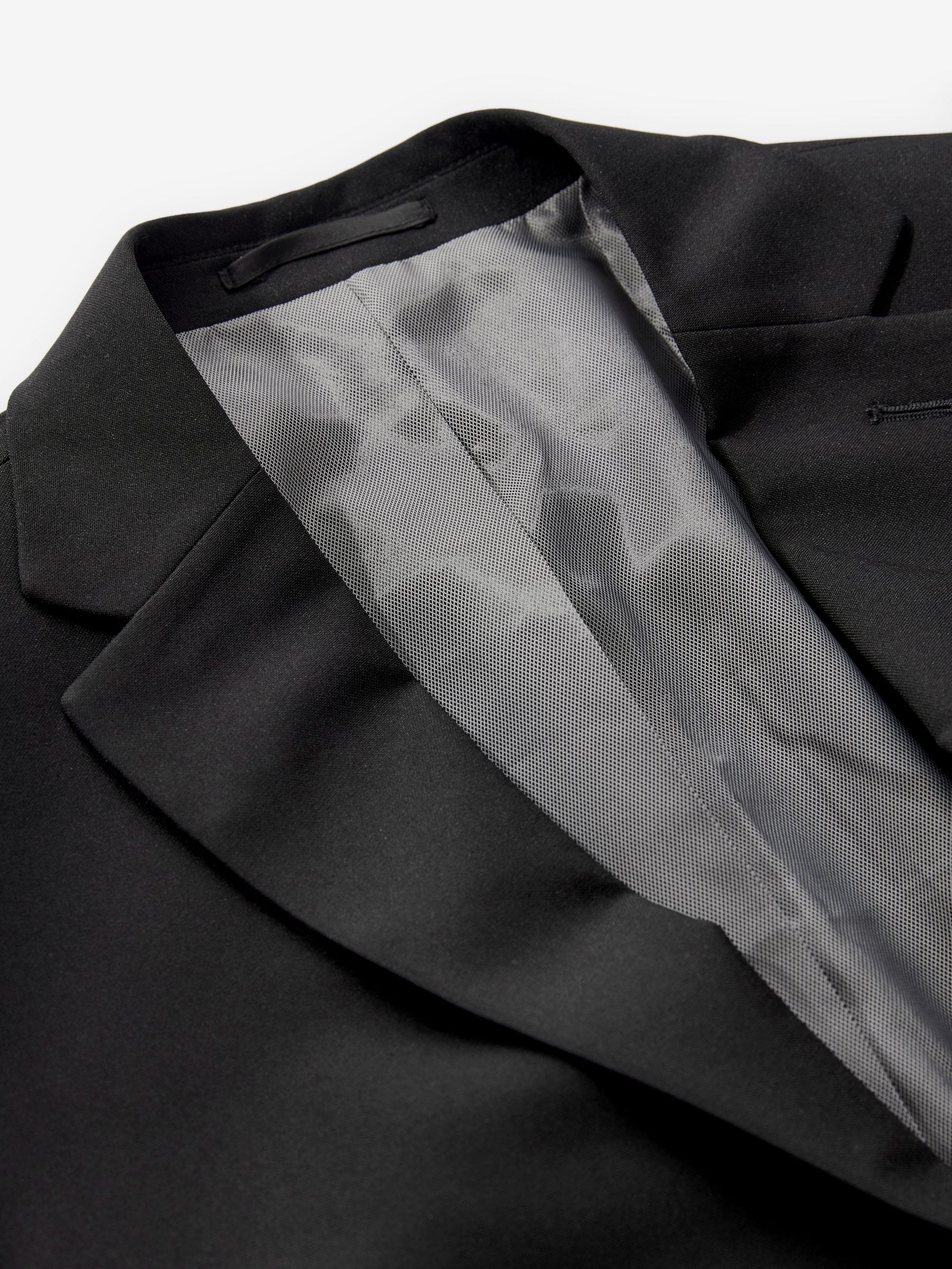 Zwart - Slim Fit - Must-have kostuum: colbert