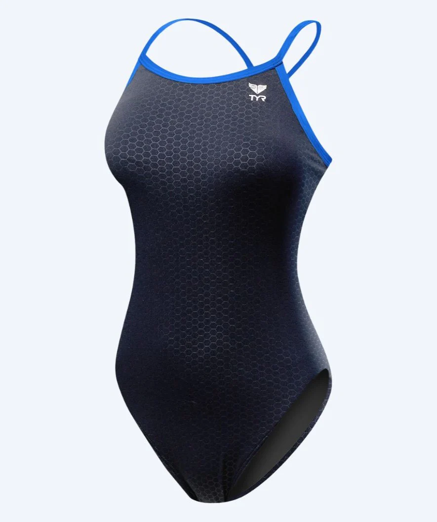 TYR badedragt til damer - Durafast Elite Hexa - Sort/blå