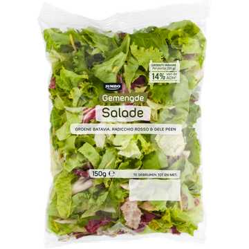 Jumbo Gemengde Salade Fris & Knapperig 150 g