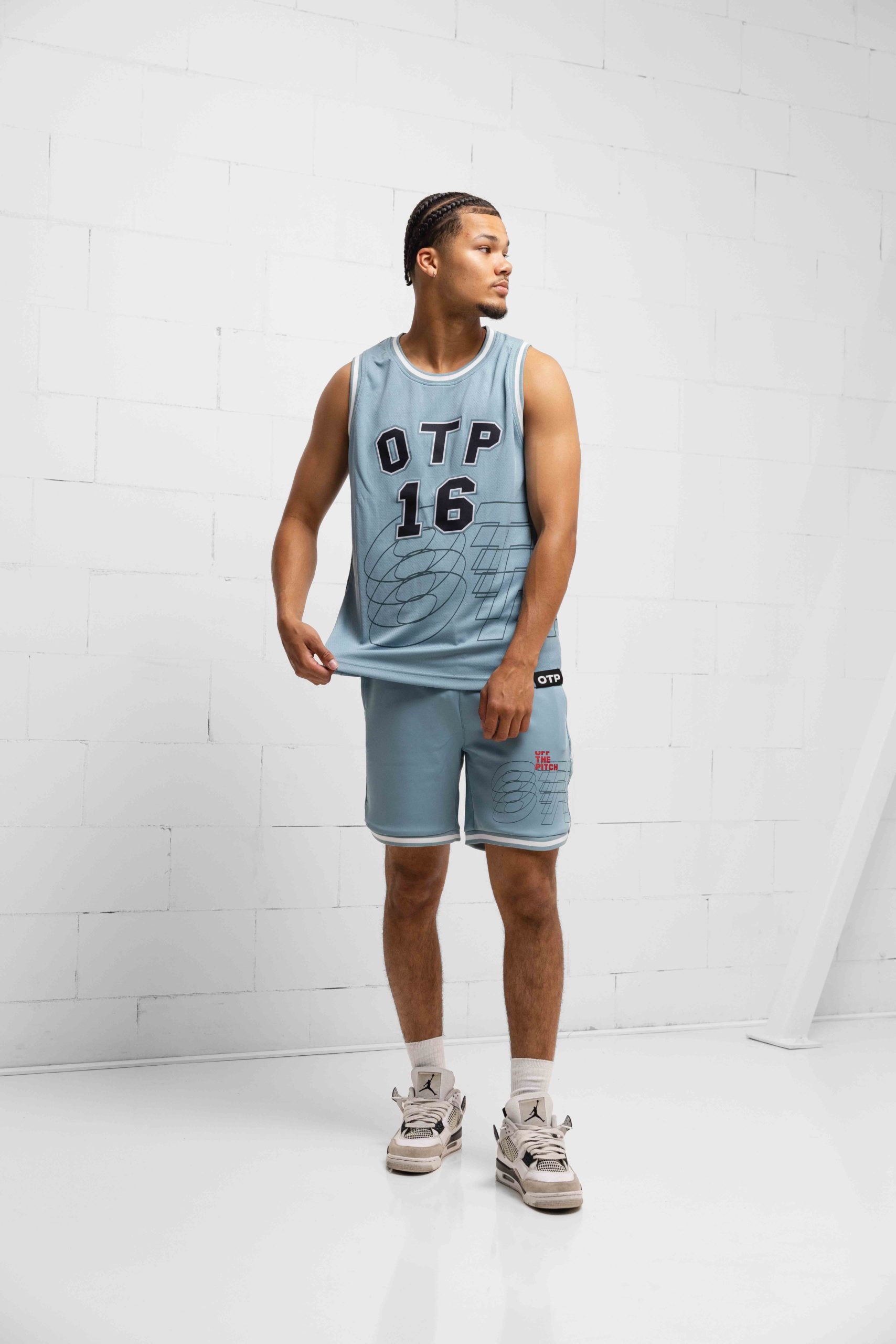 Off The Pitch Basketball Zomerset Heren Blauw