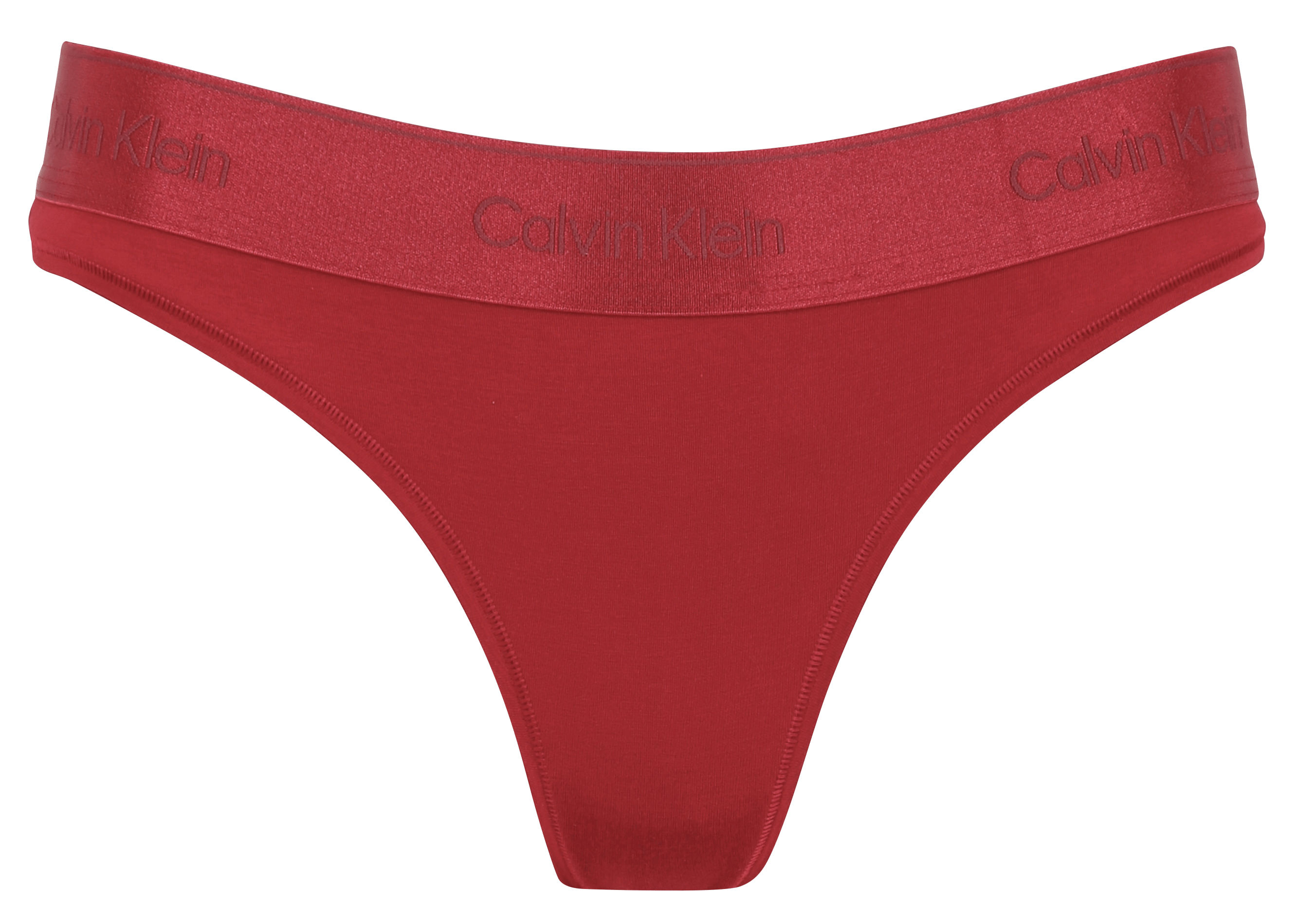 String en coton bio mélangé | Rouge