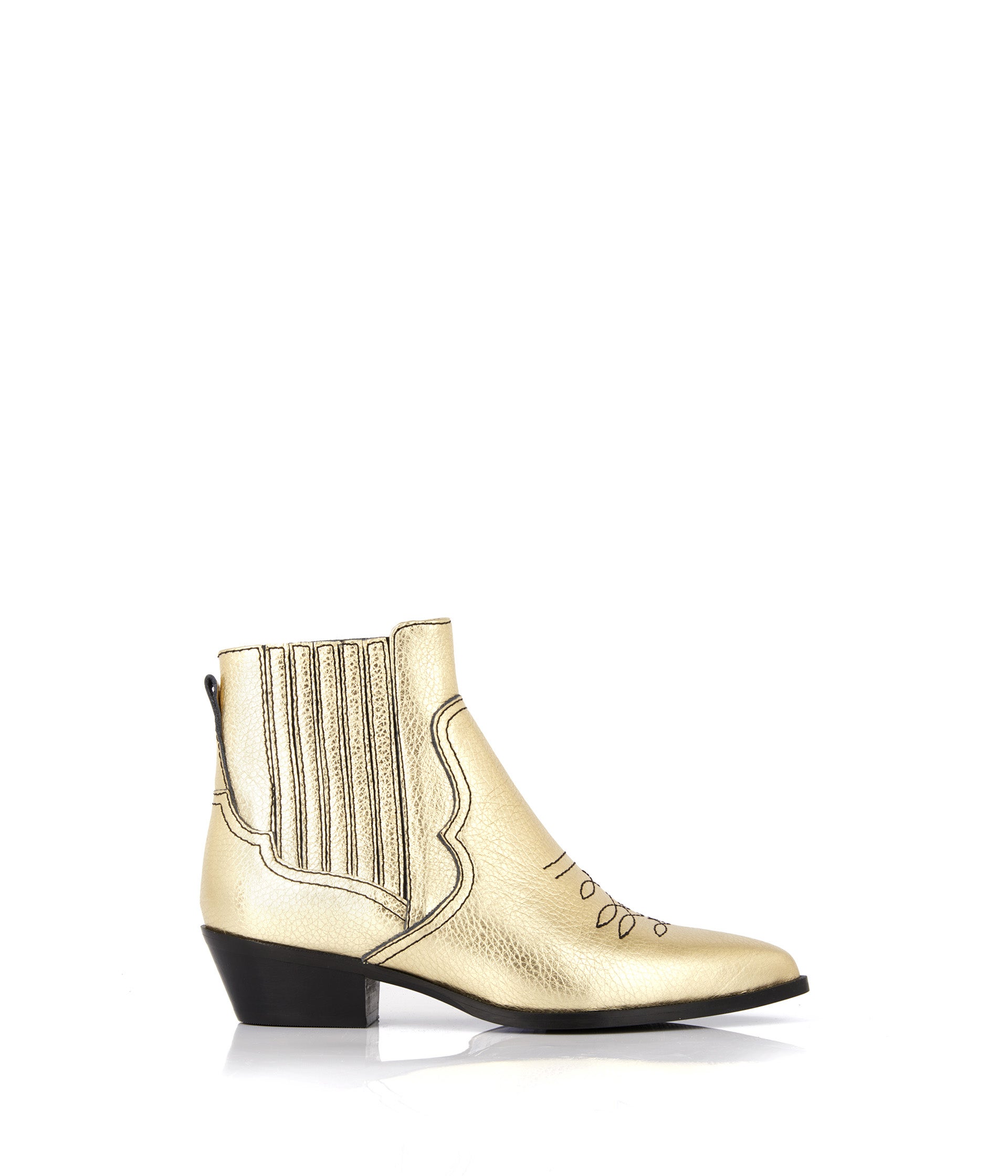 Bottines plates or Willa