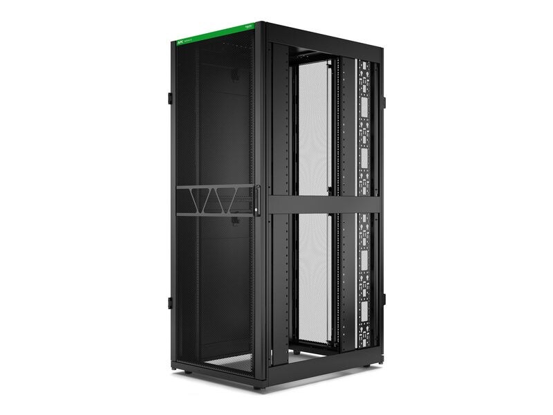APC Netzwerkschrank AR3180B2 42HE / Schwarz APC NetS HElter SX Server Rack Gen 2, 42 HE, 1991H x 800W x 1070D mm, mit Seitenwänden, Schwarz