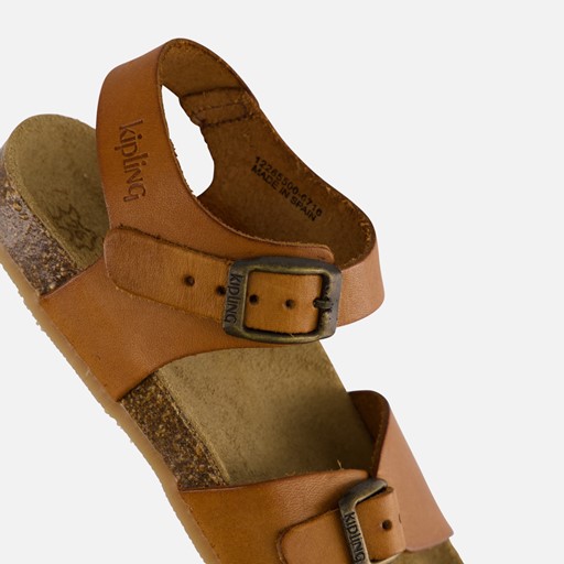 Kipling Easy 4 Sandalen cognac Leer