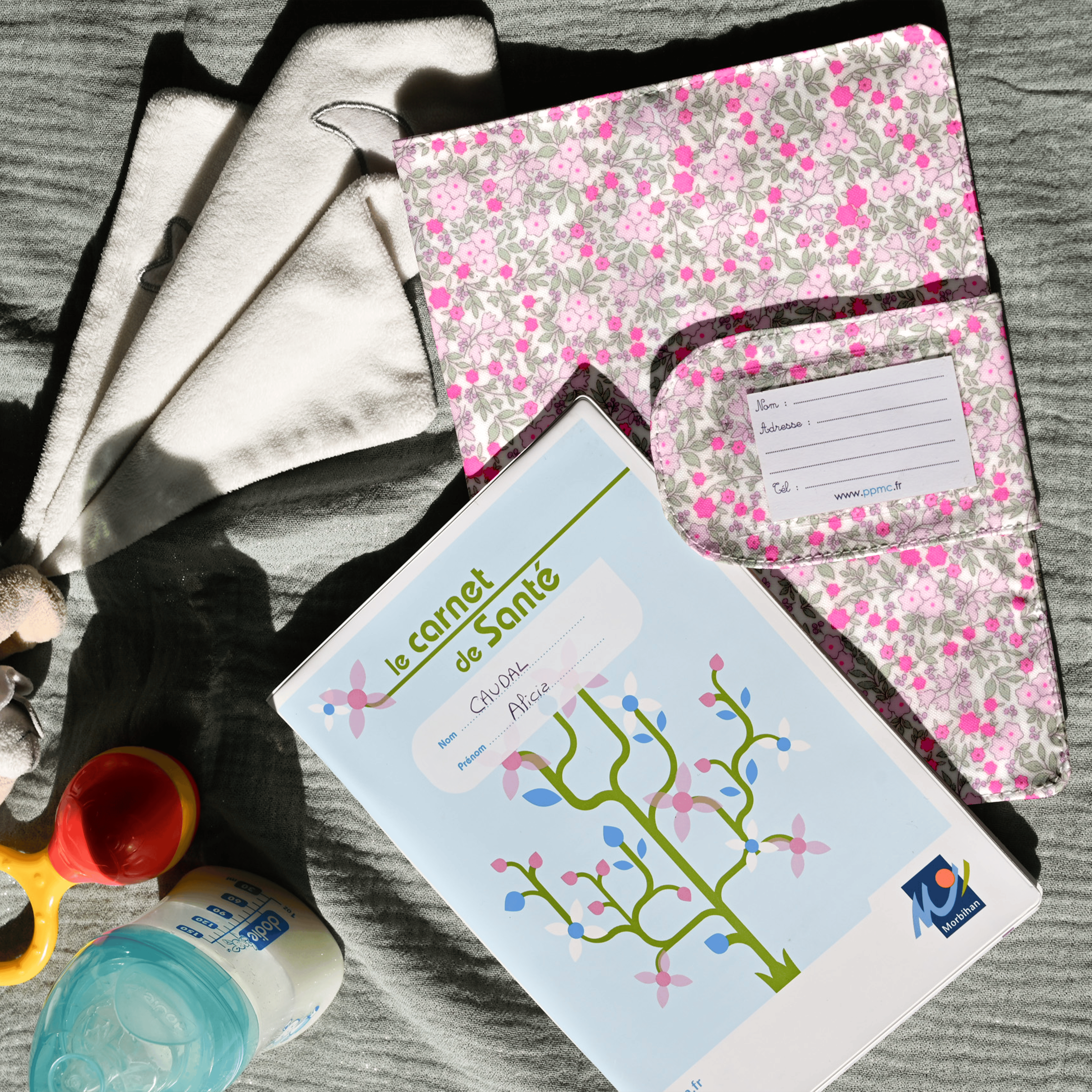 Protège Carnet De Santé Serenade Fluo