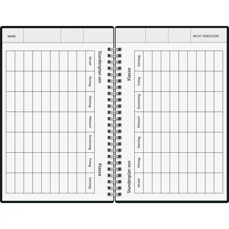 BRUNNEN Familienplaner Buchkalender Waschbär 2024 A5 2S/1W