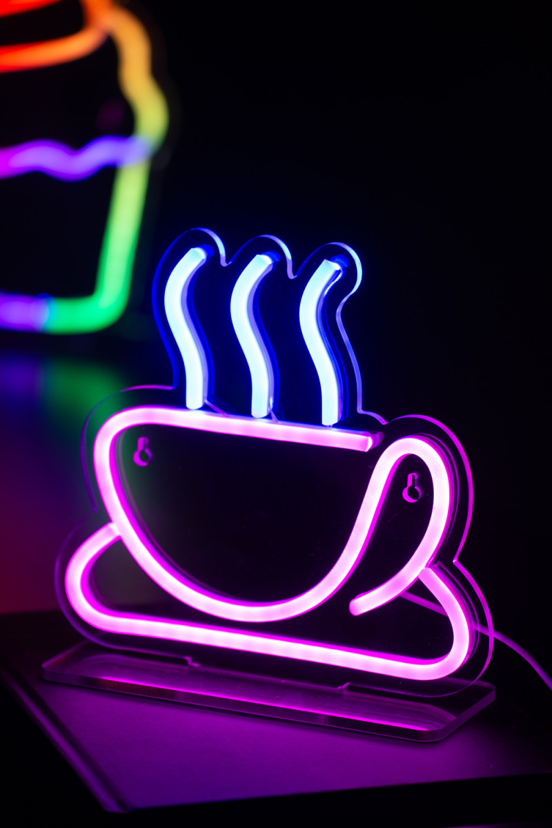 Neon Light Coffee