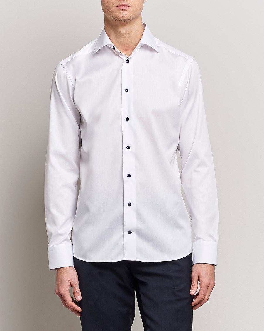 Eton Slim Fit Signature Twill Shirt White