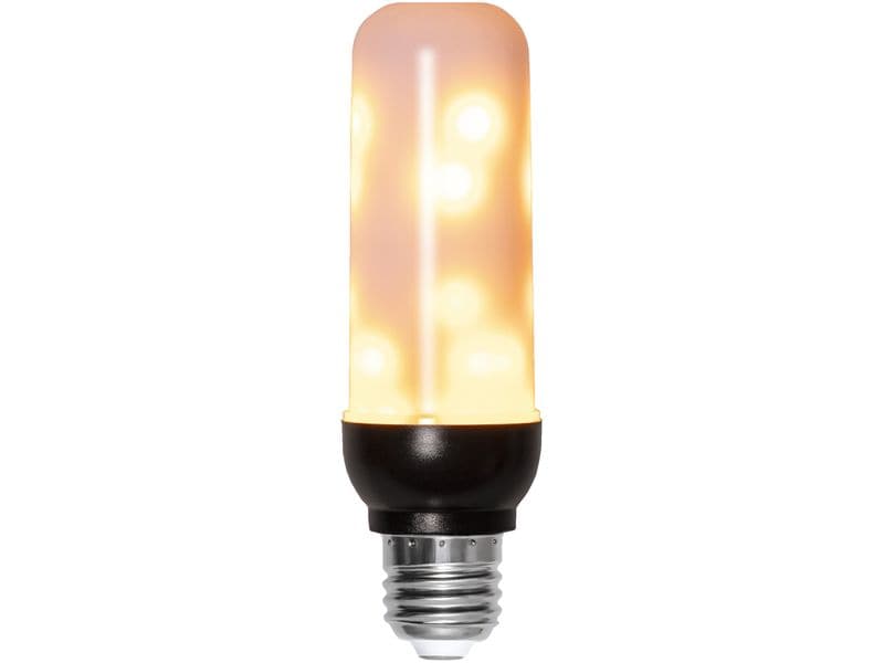 Star Trading Lampe LED Leuchtmittel E27 T40 Flame Warmweiss Deko-LED-Lampe mit flammendem Glanz