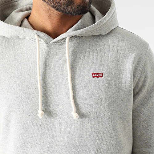 Sweat Capuche 34581 Gris Chiné