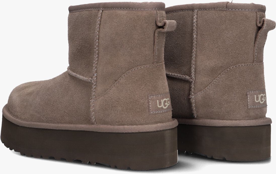 UGG grijze ugg vachtlaarzen kids classic mini platform