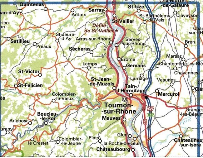 IGN - 3035 SB TOUNON SUR RHONE 1 25 000