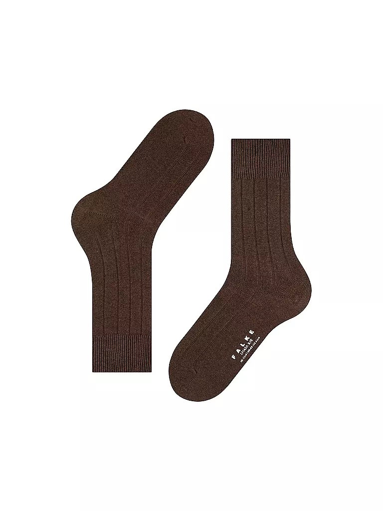 FALKE Socken LHASA RIB brown braun