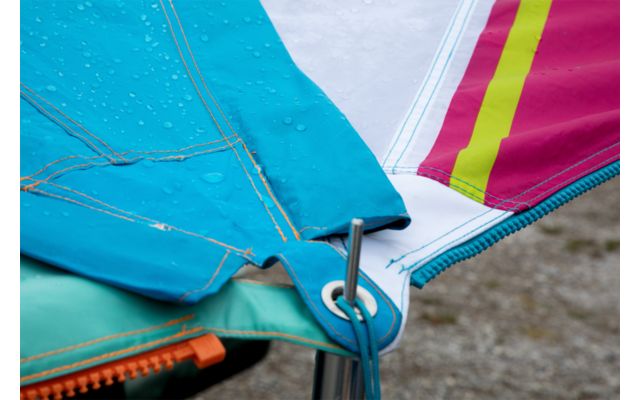 Bent Sonnensegel Zip-Protect Canvas Single mit Reißverschluss-Abdeckklappen