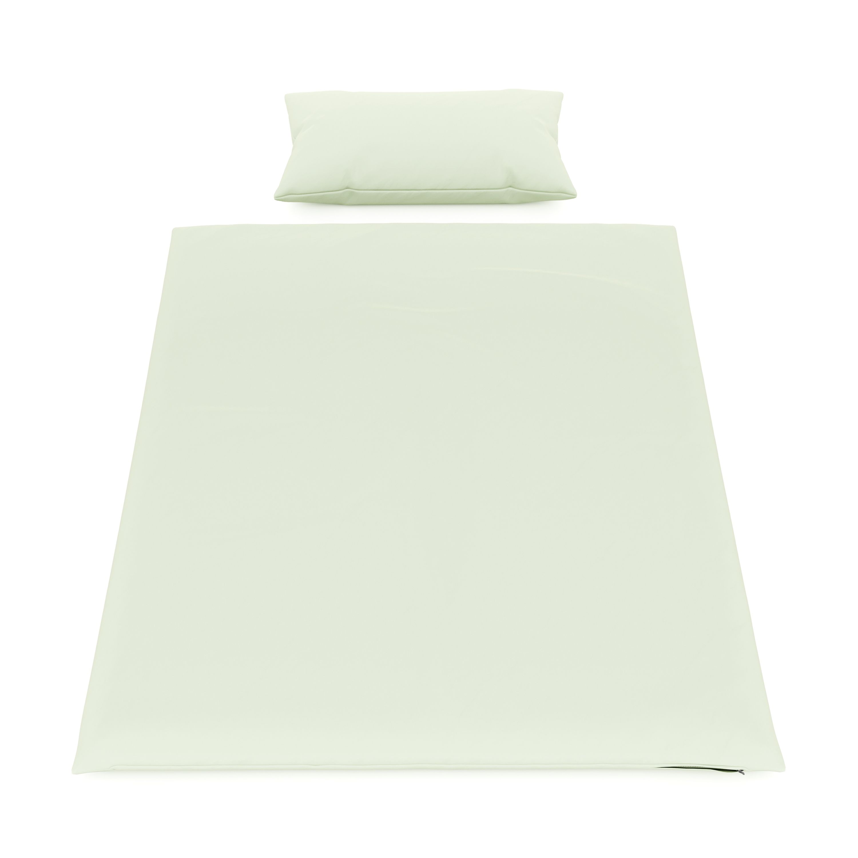 Bettwäsche Set 65 x 100 cm + 160 x 210 cm lindengrün