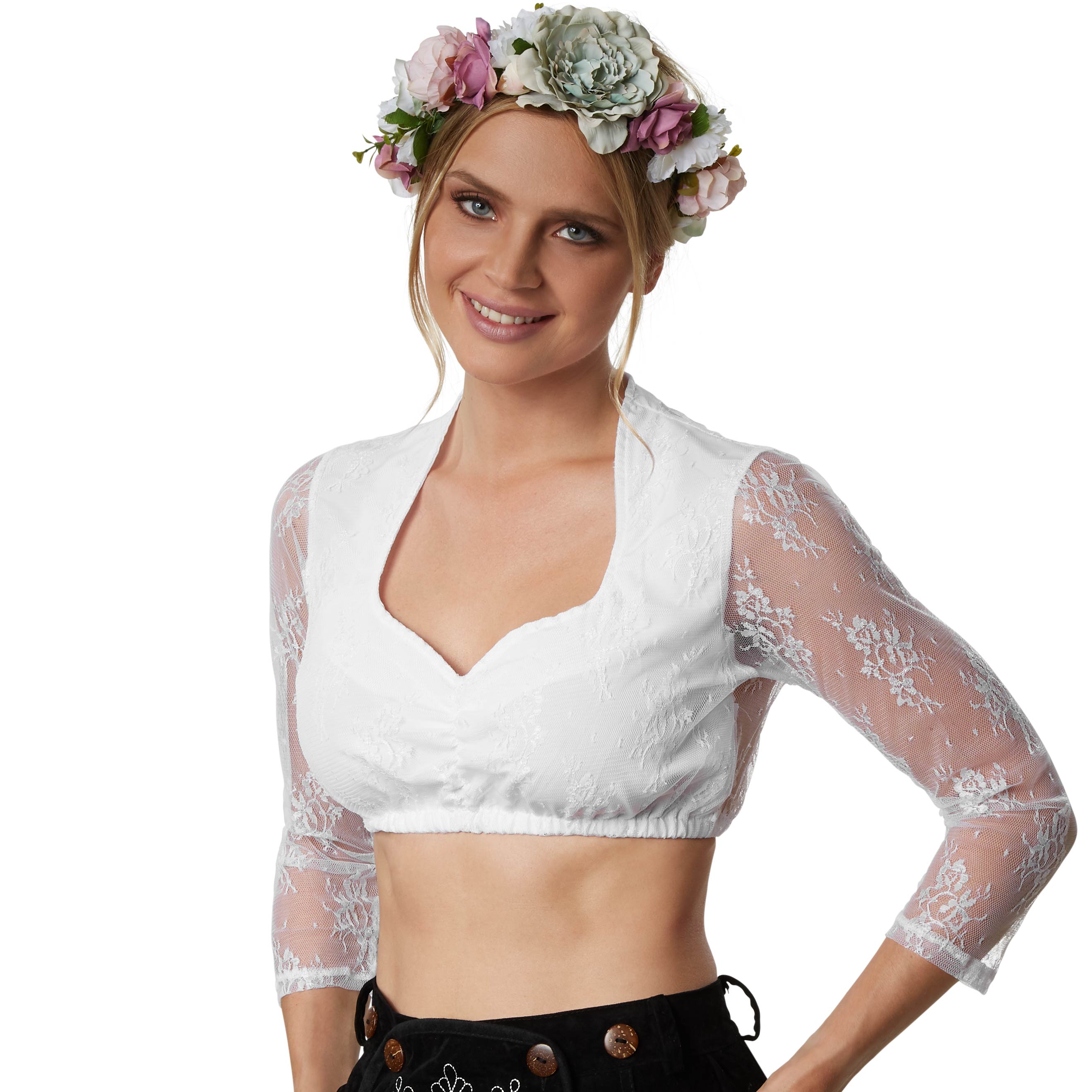 tectake® Blumenkranz Sommerwiese