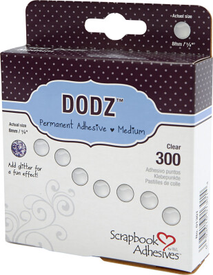 Dodz Klæbepunkter - Ø 8 MM - Tykkelse 0,5 MM - Mellem - 300 Stk