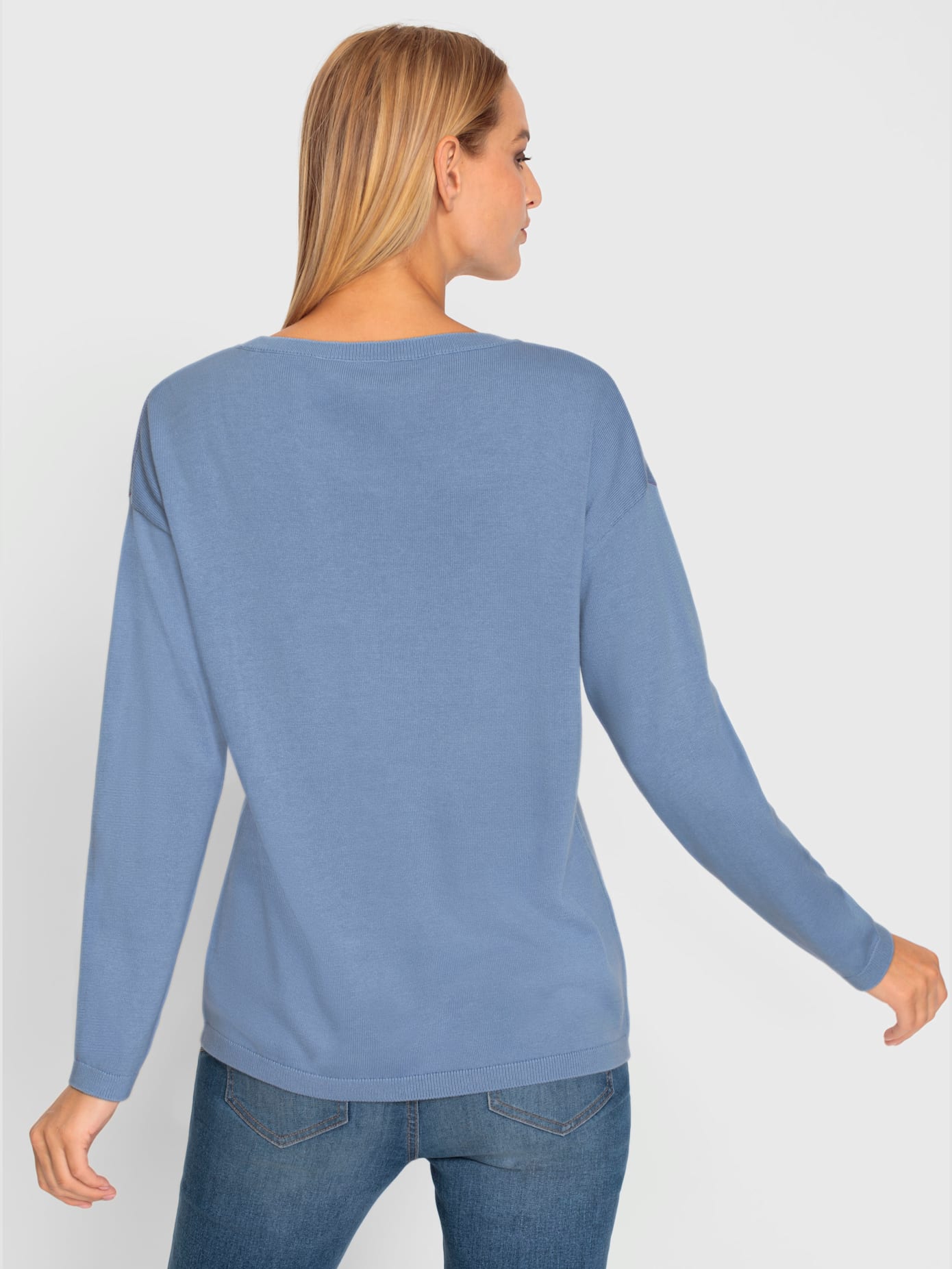 Pull inscription avec petites pierres brillantes fantaisie