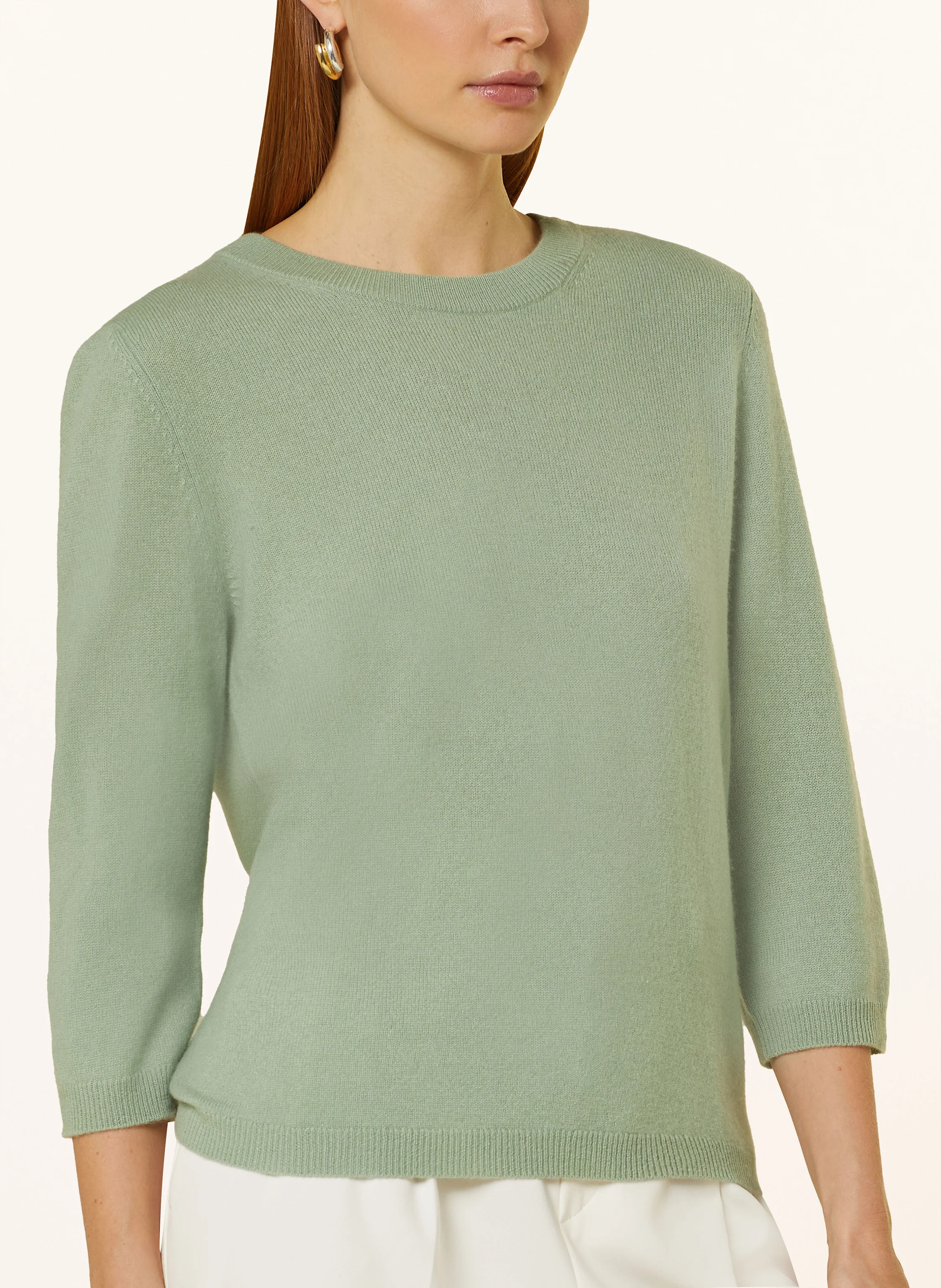 darling harbour Cashmere-Pullover mit 3/4-Arm