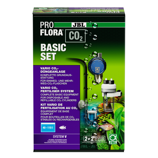 Kit Basic Vario de fertilisation au Co2 pour plantes d'aquarium