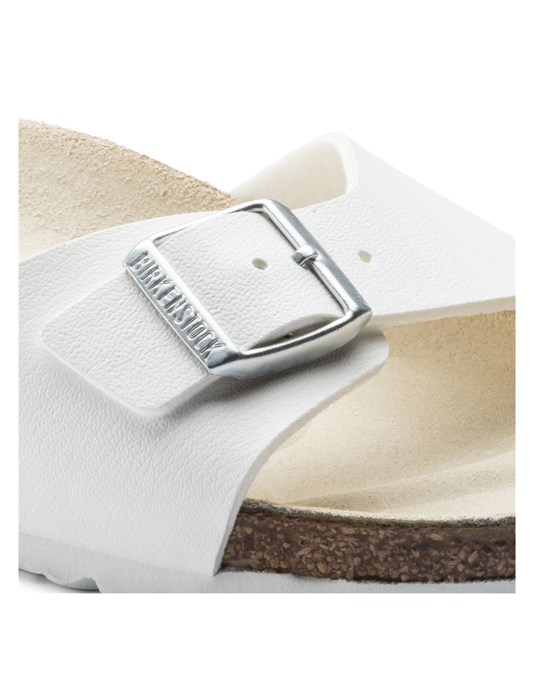 birkenstock Claquettes Homme Madrid Blanc