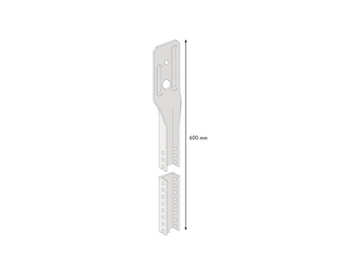 Knauf Nonius hanger bovenstuk voor Nonius hangers 600 mm
