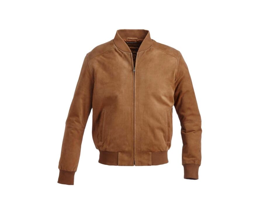 Blouson homme cuir Caramel - SEAN